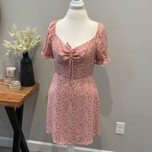 Pink Floral Dress